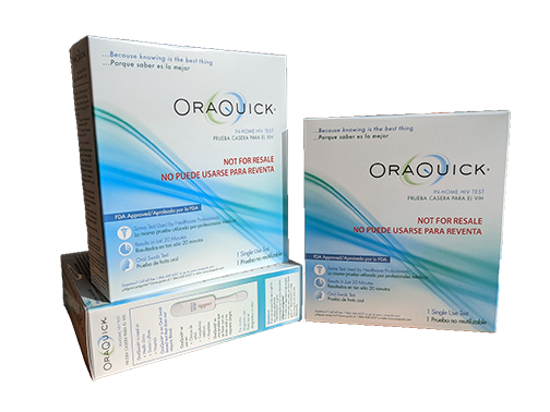 Oraquick HIV testing